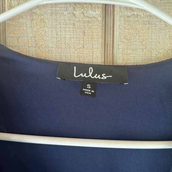 Lulus Pretty Pretender Navy Floral Print Dress - Picture 4 of 6